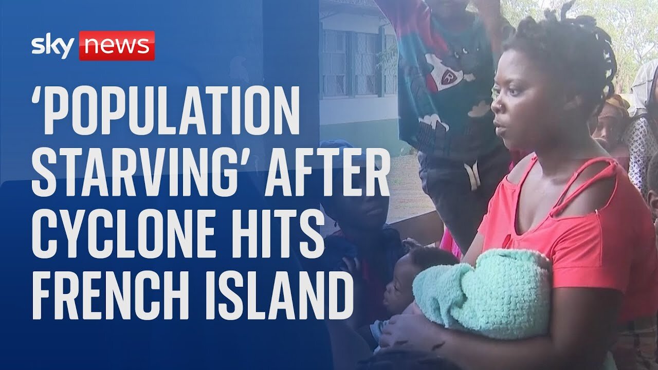 Rescue workers search Mayotte for survivors as islanders 'starving' amid food shortages