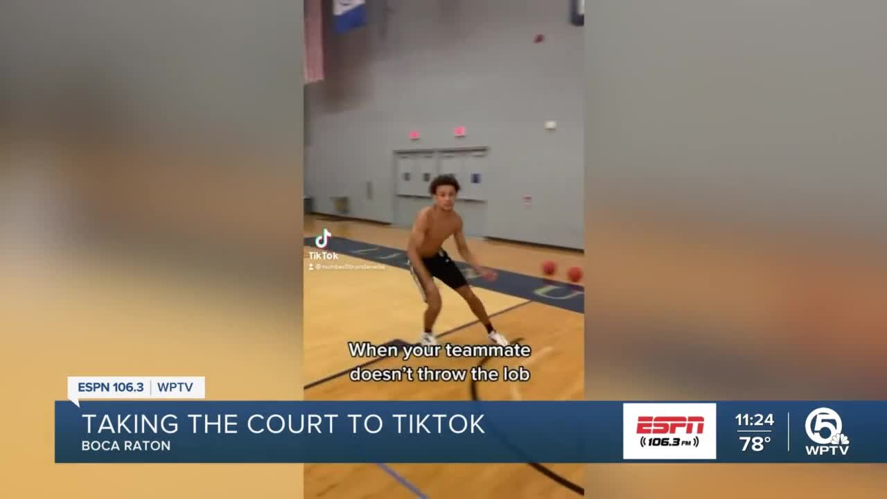 Branden Ellis making a name for himself on court and TikTok