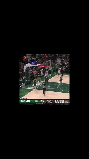 Jalen Brown Drive against Giannis and Plus 1