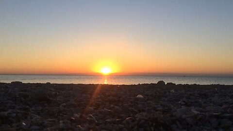 Skinny dipping at sunrise