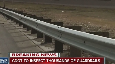 CDOT to inspect thousands of guardrails