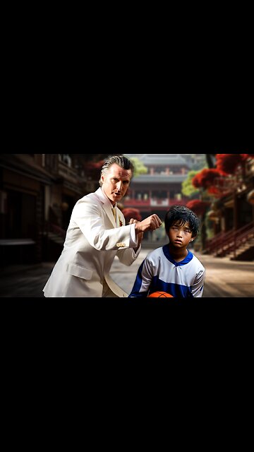 Gavin Newsom Slams Kid To The Ground