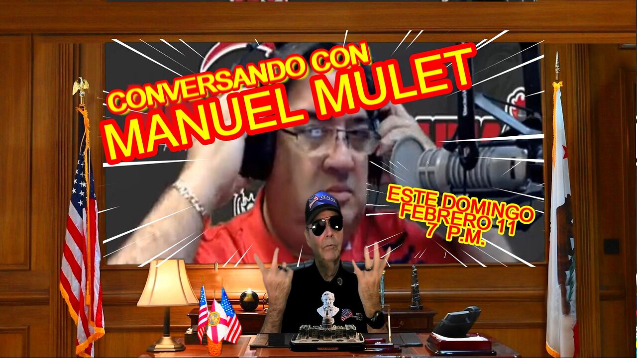 CONVERSANDO CON MANUEL MULET - 02.11 - 7 PM