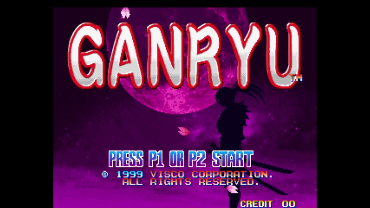 Ganryu Musashi Ganryuki Arcade Game, Visco 1999, playthrough