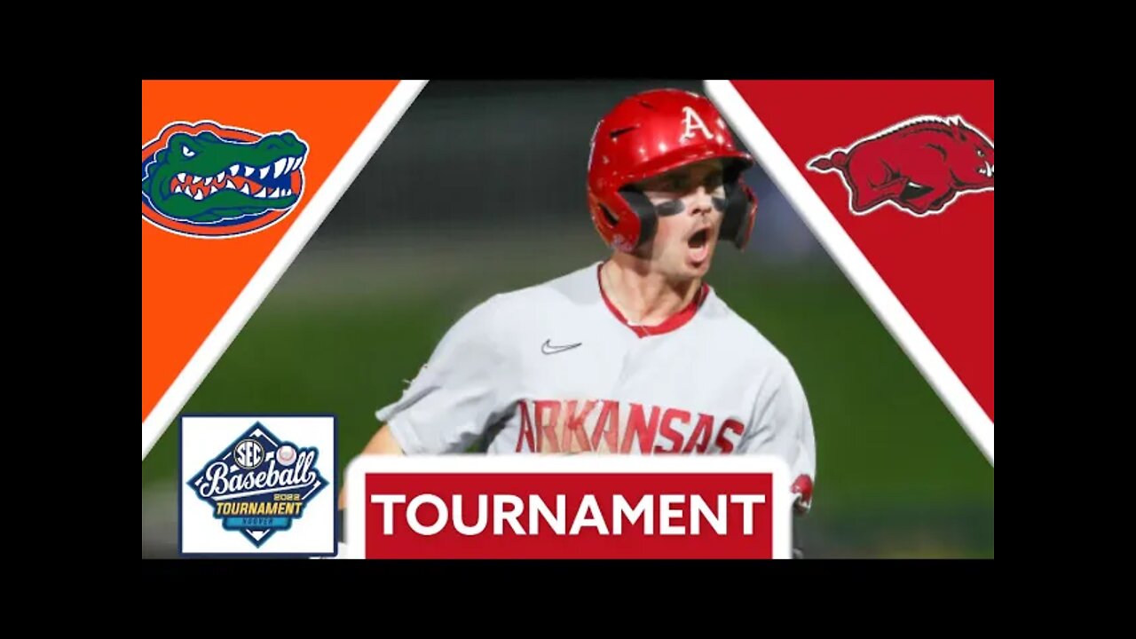 Florida vs #13 Arkansas Highlights SEC Tournament | 2022 College Baseball Highlights