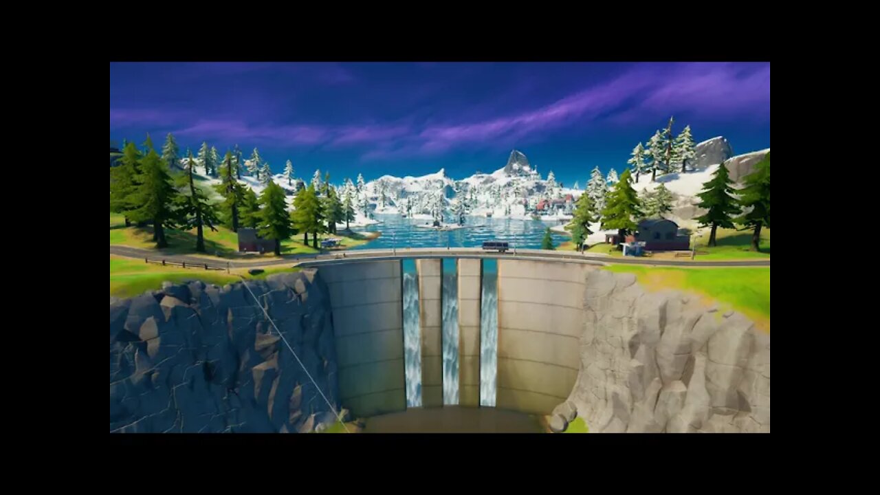 Relaxing Sounds of a Waterfall | Fortnite Relaxing Sounds For Sleeping | Study and Relax 5.5 Hours