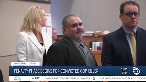 Penalty phase begins for man convicted of killing SDPD officer