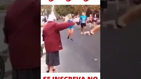 Vovó na maratona #shorts