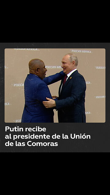 Putin da una calurosa bienvenida al presidente de la Unión Africana