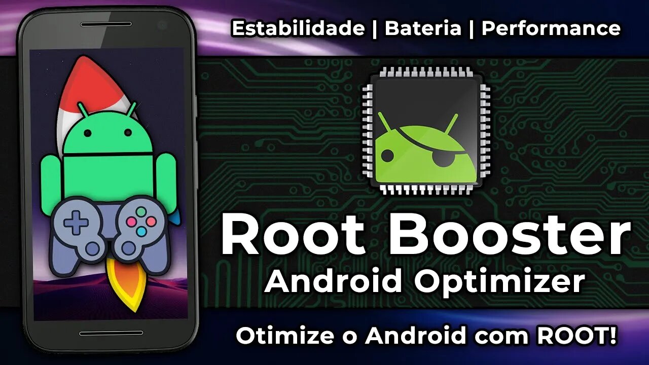 OTIMIZE o seu ANDROID para JOGOS e BATERIA com ROOT BOOSTER!