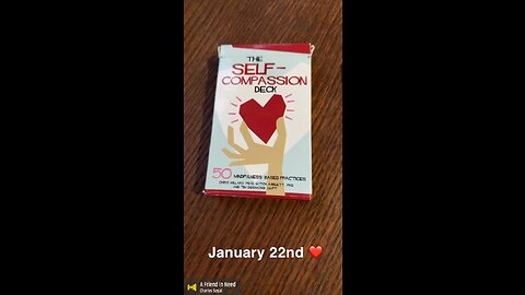 1/22/23 oracle card: friend in need