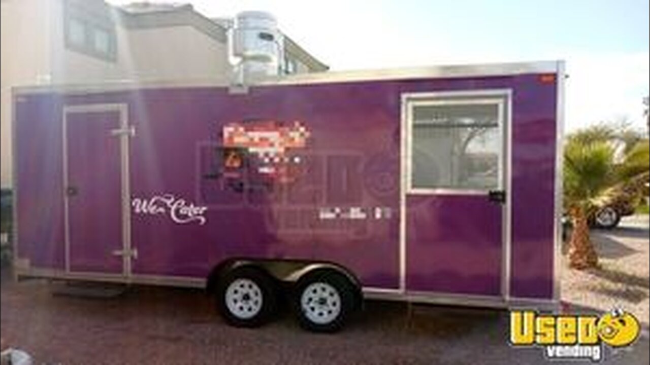 New Fully-Loaded Barbecue and Kitchen Food Concession Trailer with Porch for Sale in Arizona