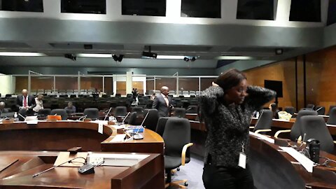 SOUTH AFRICA - Johannesburg - Bantu Holomisa at PIC (videos) (93D)
