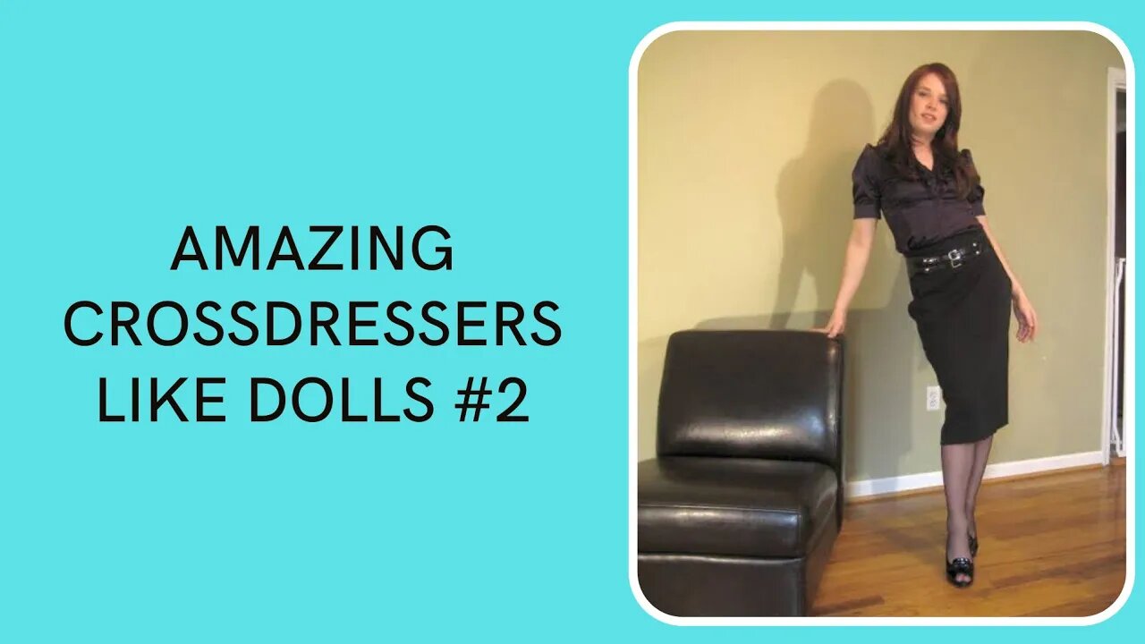 Amazing Crossdressers Like Dolls Portrait #2