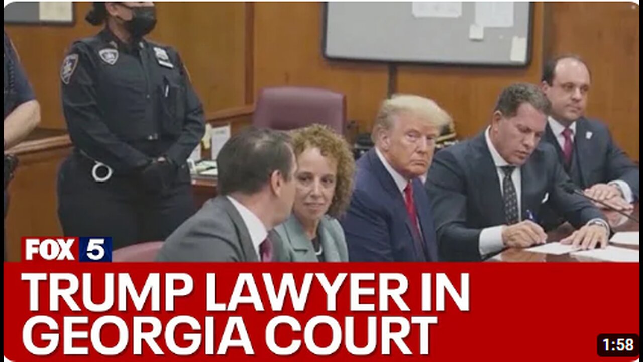 Trump's lawyer trying to dismiss Georgia charges