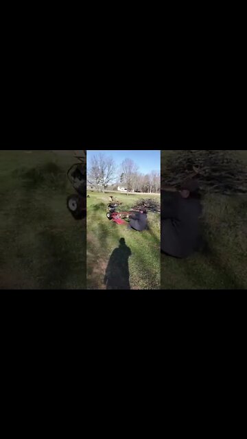 Runaway Tiller! #MegaFails #Shorts