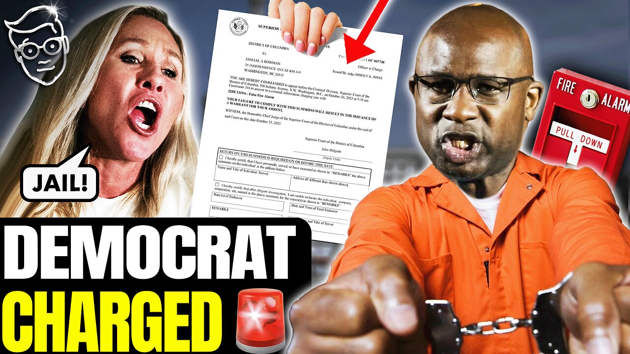 Democrat Insurrectionist CRIMINALLY CHARGED For Pulling FIRE ALARM at Capitol | JAIL!? 🔥🚨