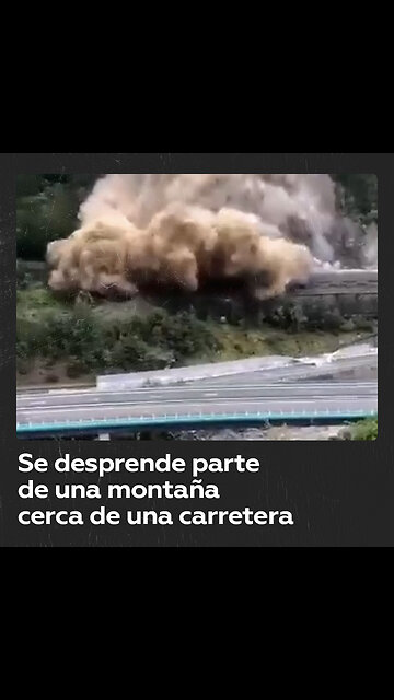 Un gran deslizamiento de tierra en Saint-André, Francia