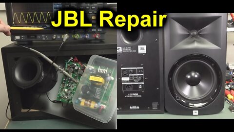 EEVblog #1322 - JBL LSR308 Monitor Speaker Repair (FULL)