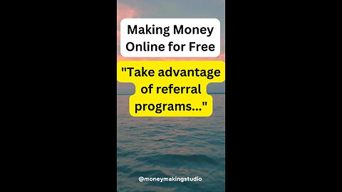 How to make money online