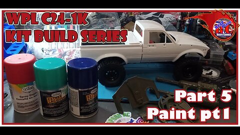 WPL C24-1K Kit Build Series - Part 5 - Paint and Theme Formation