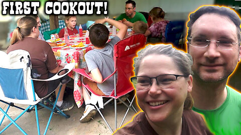 Cookout Time! First Meal At The New Property!