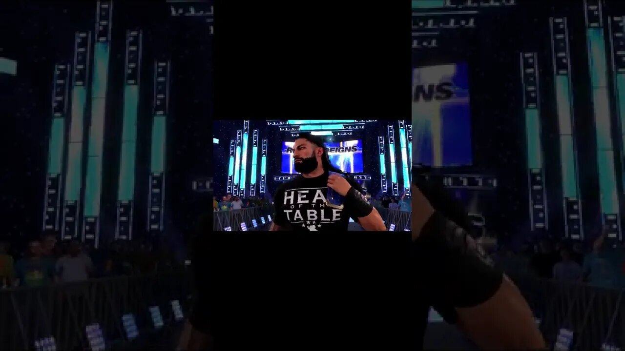 Roman Reigns WWE 2k22 Entrance #shorts