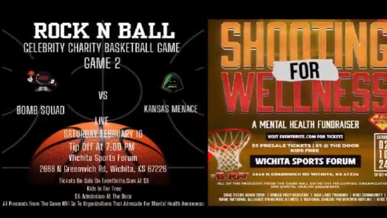 Rock N Ball Celebrity Charity Basketball Game 2 (2-11-2024)