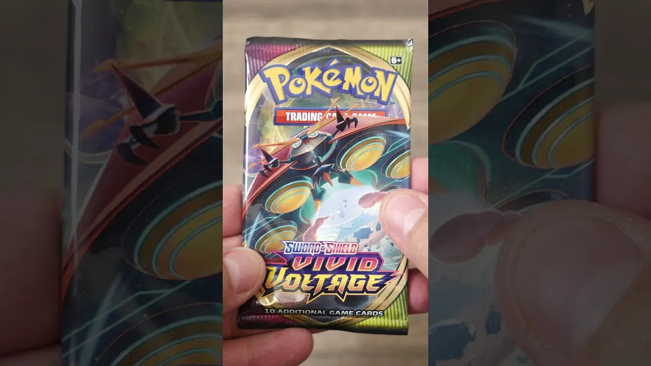 #SHORTS Unboxing a Random Pack of Pokemon Cards 017