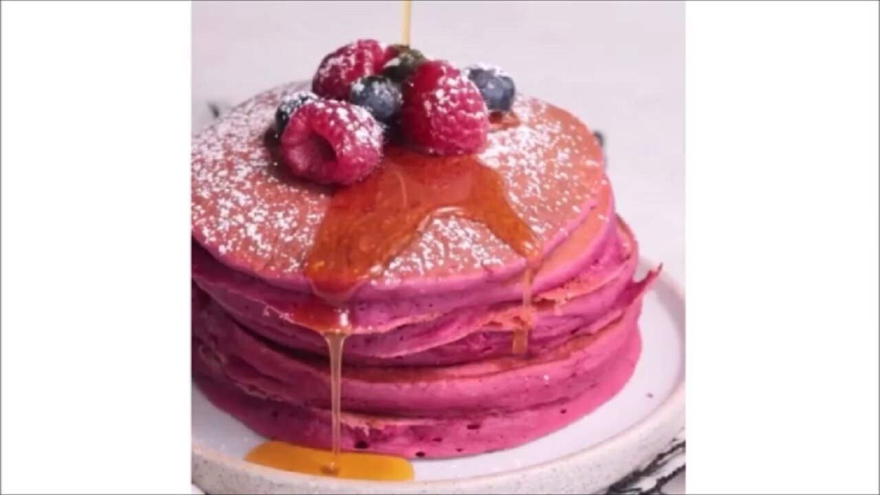 Easy Pink Pancakes