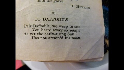 To Daffodils - R. Herrick