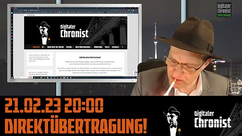 21.02.23 20:00 Direktübertragung! DC am Abend