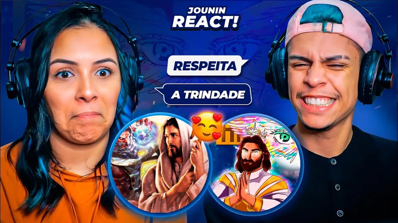 2 EM 1 | RAP DA TRINDADE - POR VOCÊS & RAP DO DEUS JEOVÁ, DEUS ZEUS E DEUS ODIN | [React em Casal] 🔥