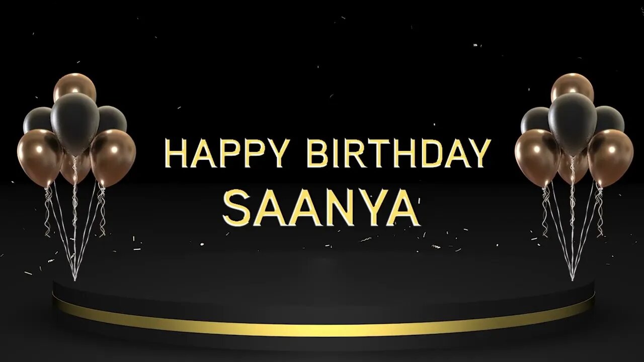 Wish you a very Happy Birthday Saanya