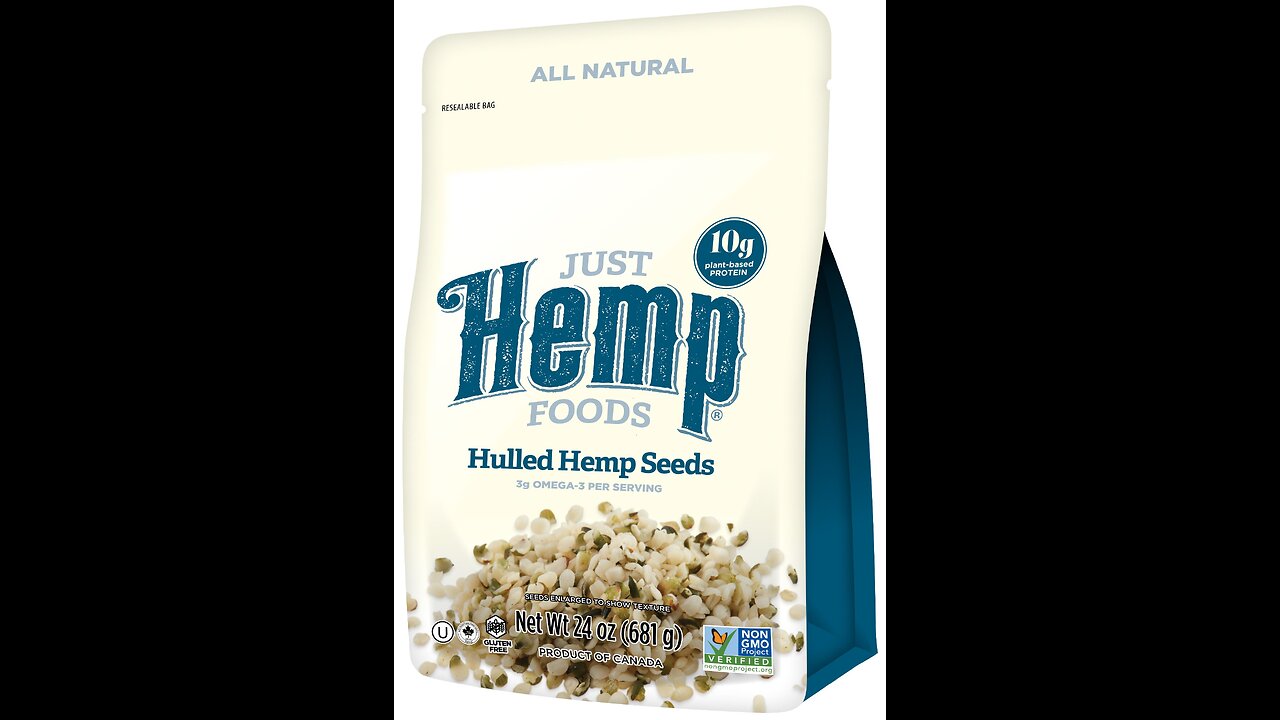 Mighty Seed Hemp Hulled Seeds, 24 Ounce