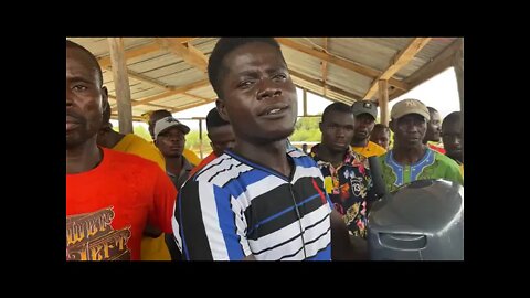 Greenville, SINOE (Downtown Beach) NaFA distribution of outboard engines in the Southeast of Liberia