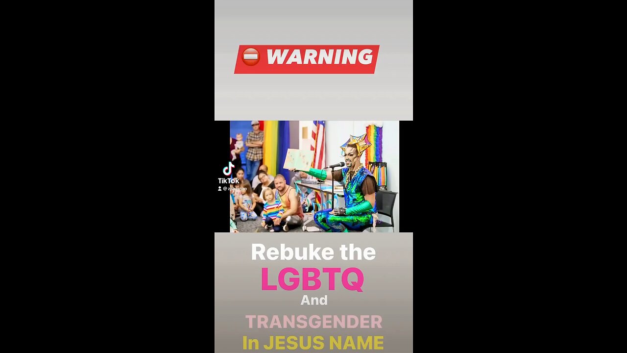 Rebuke the LGBTQ and TRANSGENDER in JESUS NAME