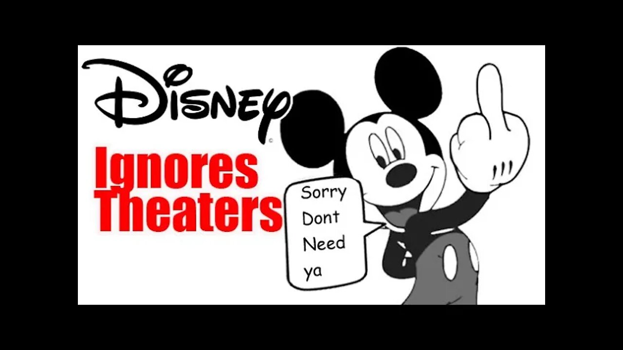 Disney Gives Movie Theaters The Middle Finger