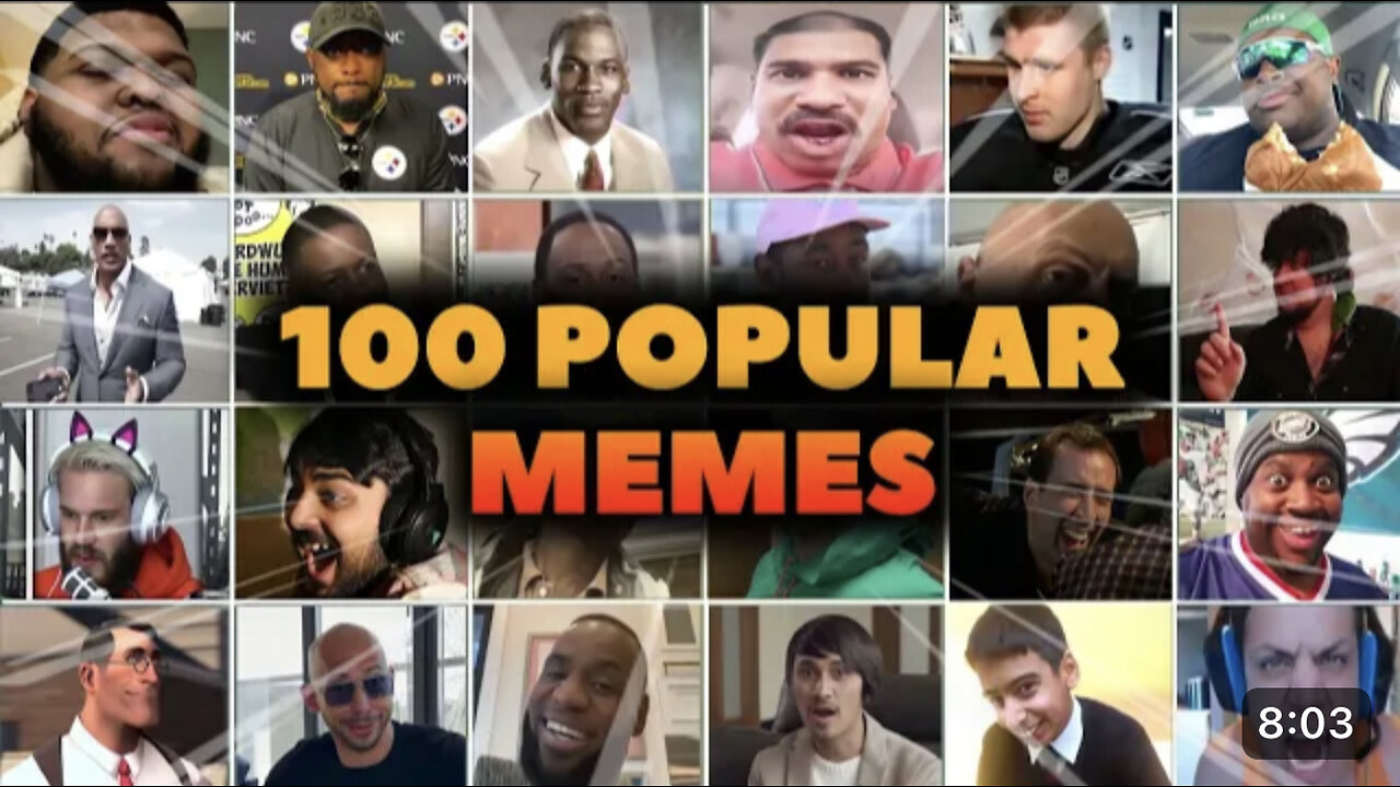 100 POPULAR MEMES FOR FUNNY EDITING / FREE DOWNLOAD