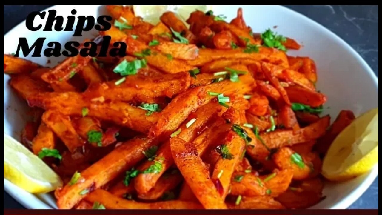 Easy , Tasty Chips Masala | Kenyan Chips Masala