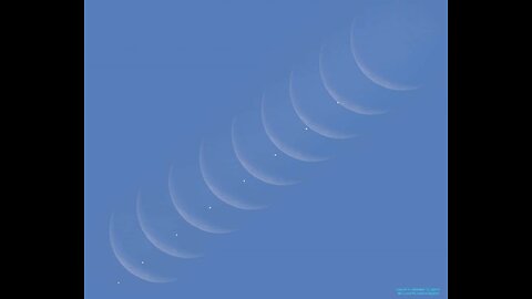 Star seen through the Moon