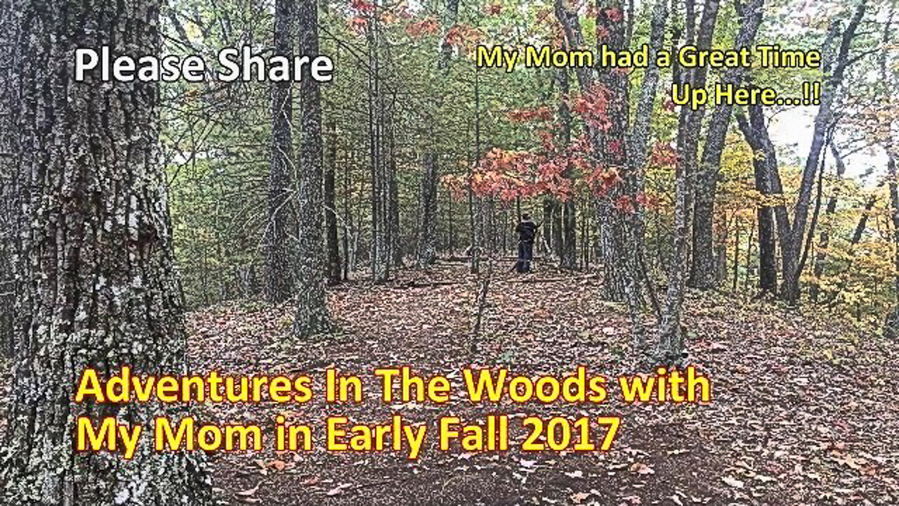 Adventures In The Woods with My Mom in Early Fall 2017