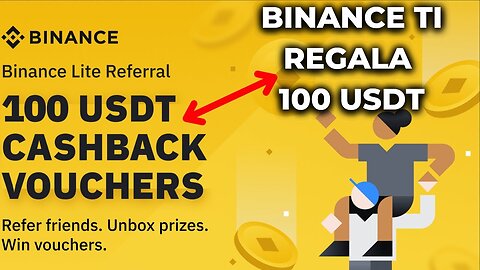 100 Bonus Gratis di USDT con Binance Referral Lite