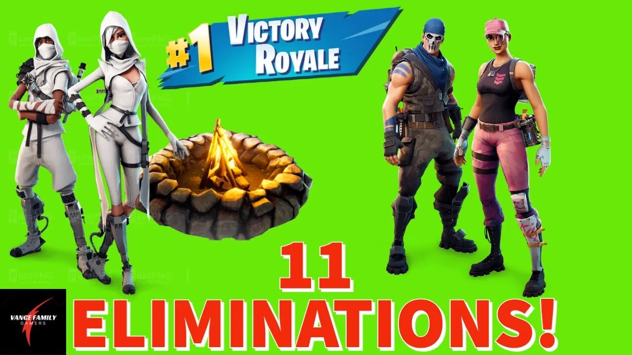 GAMING WITH THE FAMILY | FORTNITE | 11 ELIMINITATIONS