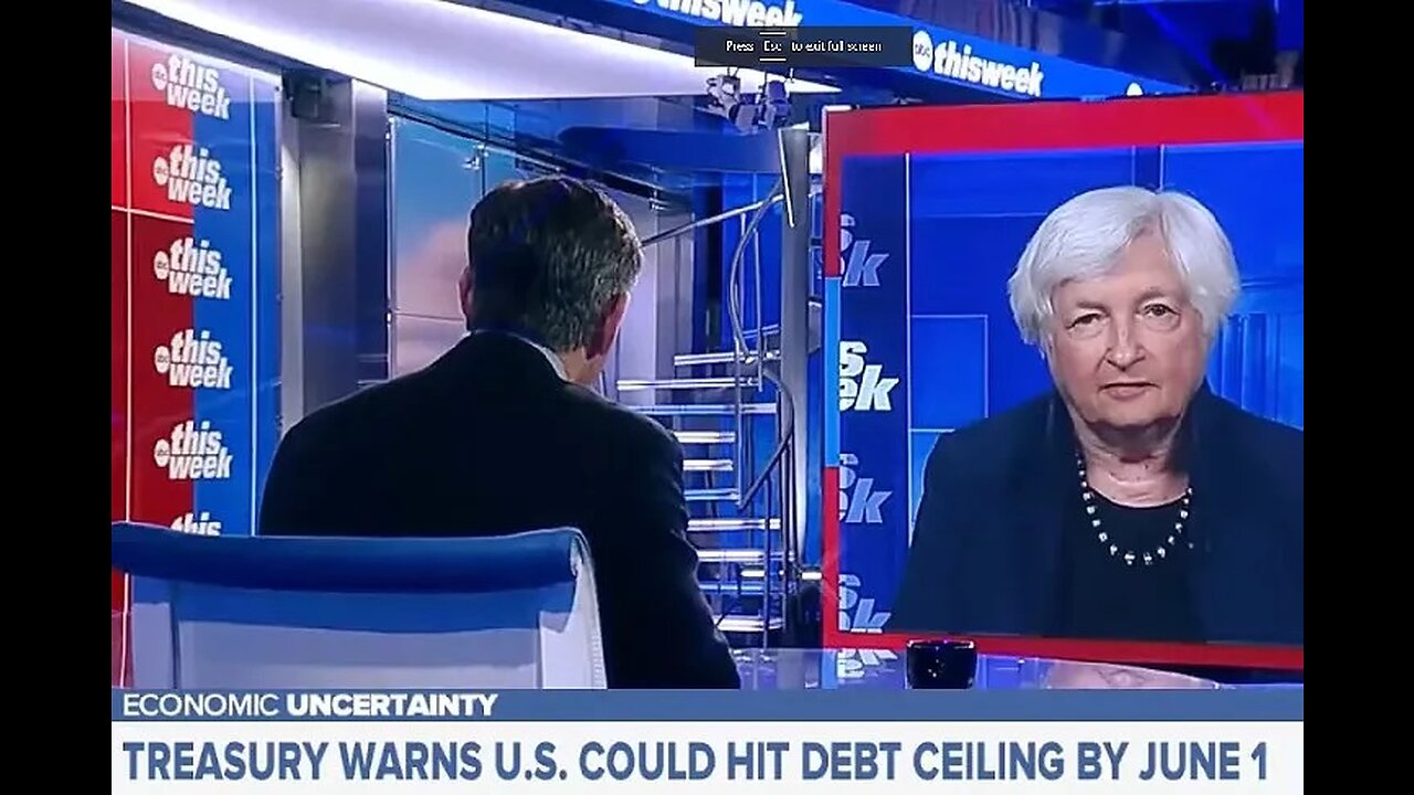 Treasury Sec. Yellen: U.S. Will Face 'Financial and Economic Chaos' if Debt Ceiling Not Raised