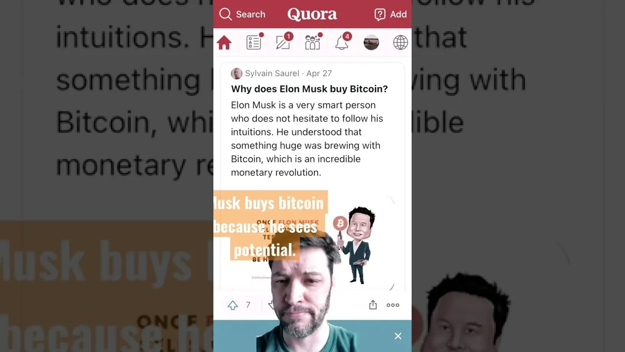 Why does Elon Musk buy Bitcoin?