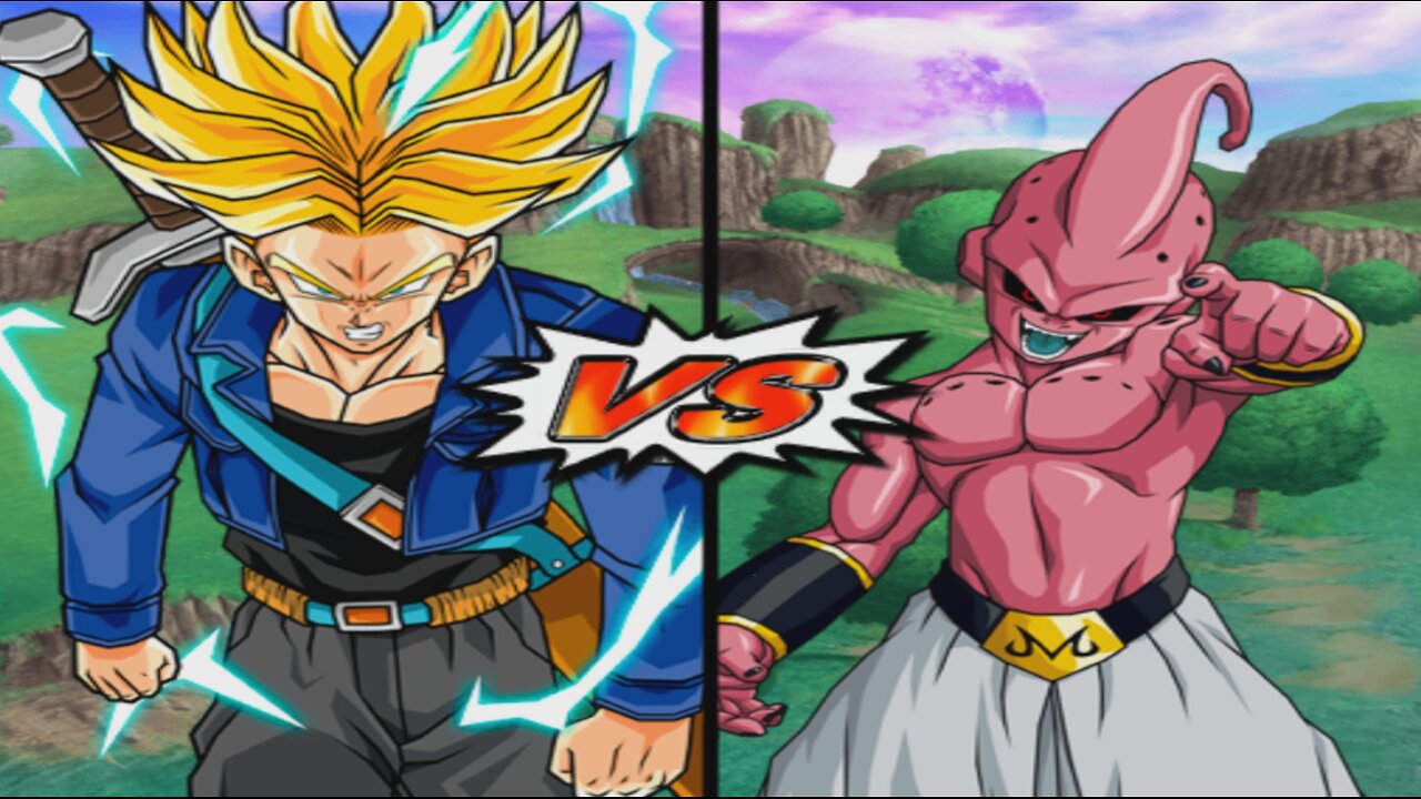 Rage Trunks VS Kid Buu - DBZ Budokai Tenkaichi 4