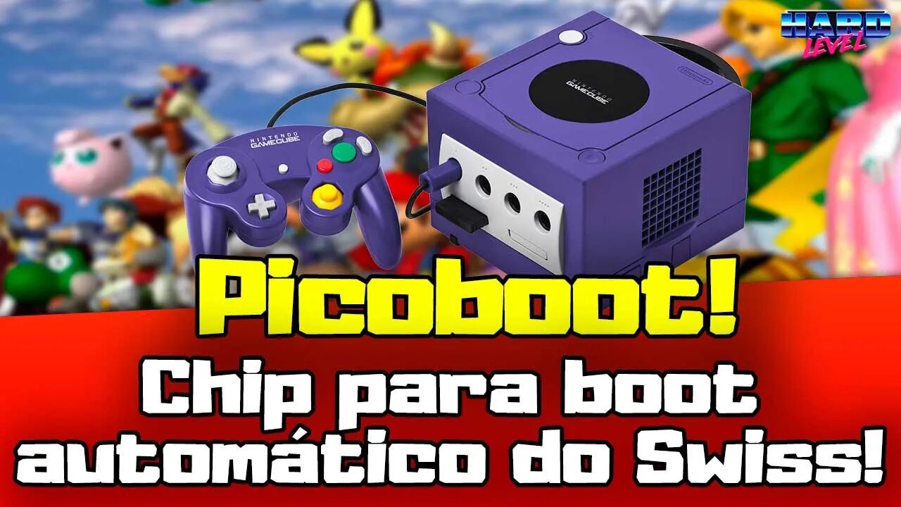 [GameCube] Picoboot! Uma placa raspberry que permite boot automático no Swiss! Cubezão Tunado!