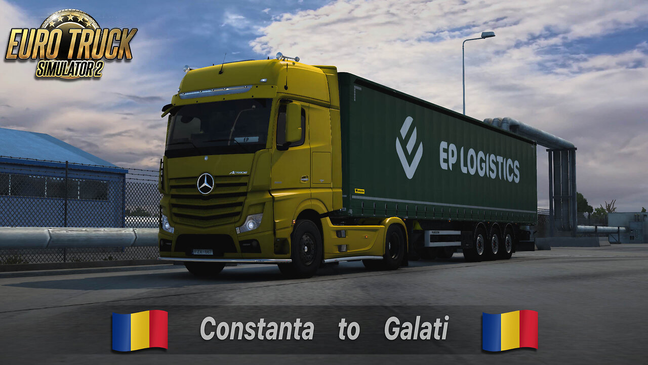 ETS2 | Mercedes-Benz Actros MP4 578 | Constnta RO to Galati RO | Motor Oil 19t