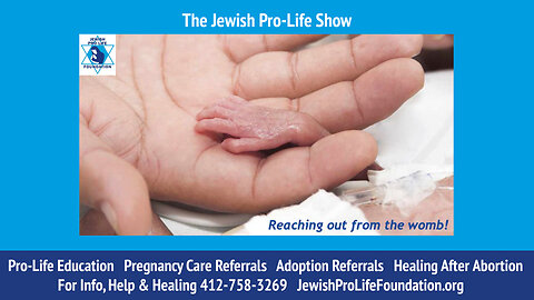 Jewish Pro-Life Show 9.10.24 with special guest John H. Hingson IV